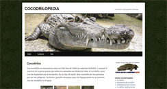 Desktop Screenshot of cocodrilopedia.com