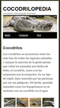 Mobile Screenshot of cocodrilopedia.com